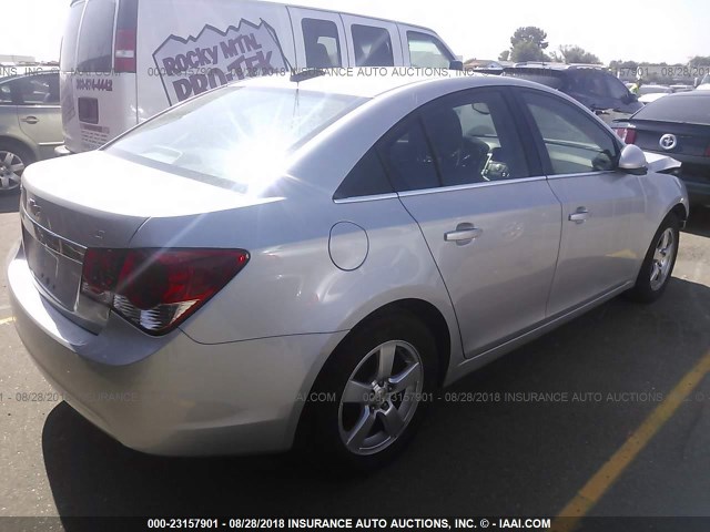 1G1PE5SB8G7131733 - 2016 CHEVROLET CRUZE LIMITED LT SILVER photo 4