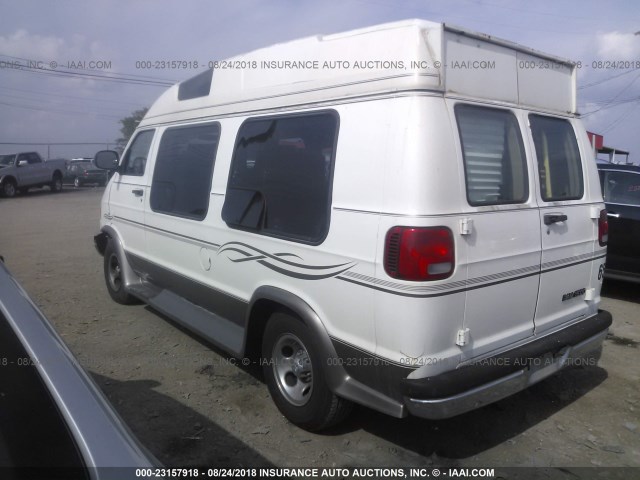 2B6HB11Z62K146506 - 2002 DODGE RAM VAN B1500 WHITE photo 3