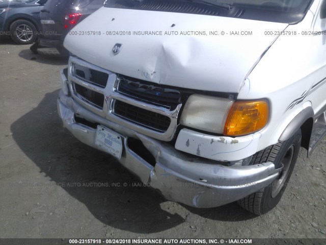 2B6HB11Z62K146506 - 2002 DODGE RAM VAN B1500 WHITE photo 6