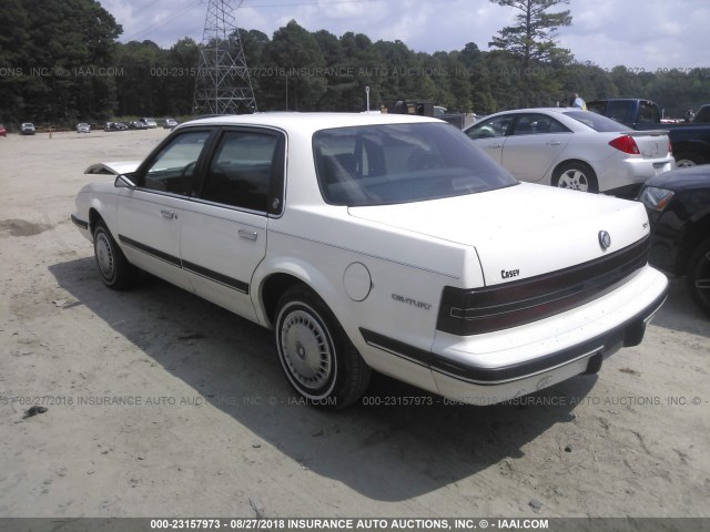 1G4AG54R3N6400172 - 1992 BUICK CENTURY SPECIAL WHITE photo 3