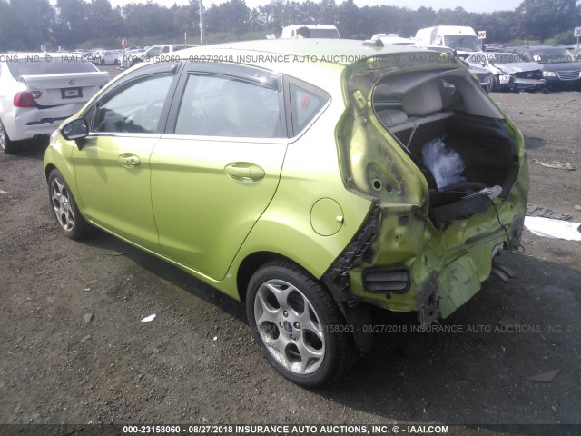 3FADP4FJ4BM111015 - 2011 FORD FIESTA SES GREEN photo 3