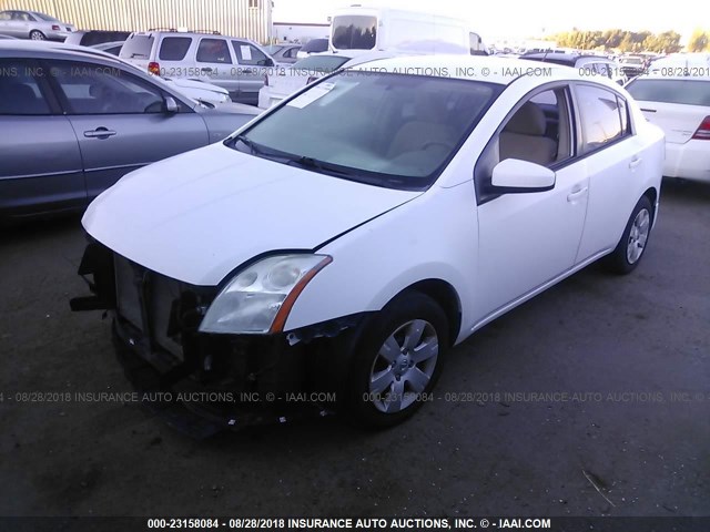 3N1AB61E07L703528 - 2007 NISSAN SENTRA 2.0/2.0S/2.0SL WHITE photo 2