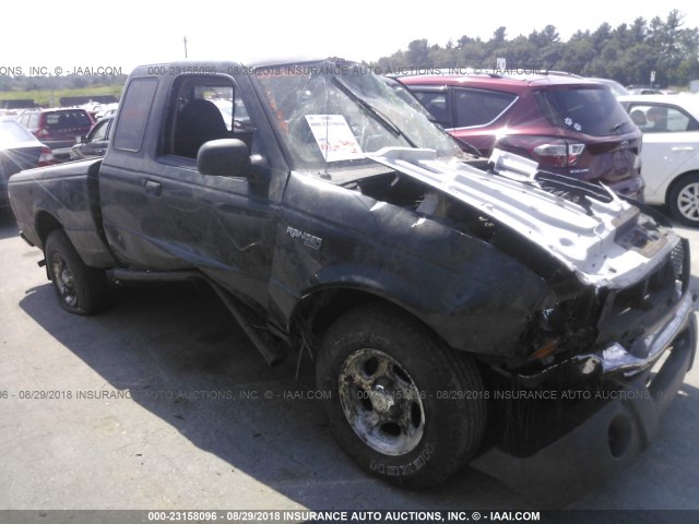 1FTYR15E43TA34268 - 2003 FORD RANGER SUPER CAB GREEN photo 1