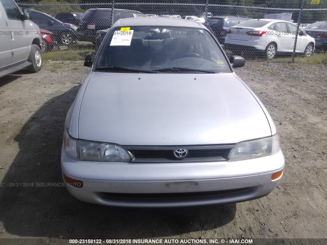 1NXAE09E9PZ047479 - 1993 TOYOTA COROLLA LE/DX SILVER photo 6