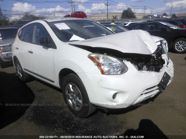 JN8AS5MV3BW290725 - 2011 NISSAN ROGUE S/SV/KROM WHITE photo 1