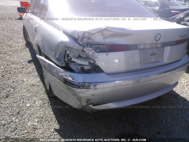 WBAGN63443DR10441 - 2003 BMW 745 LI فضي صورة 6