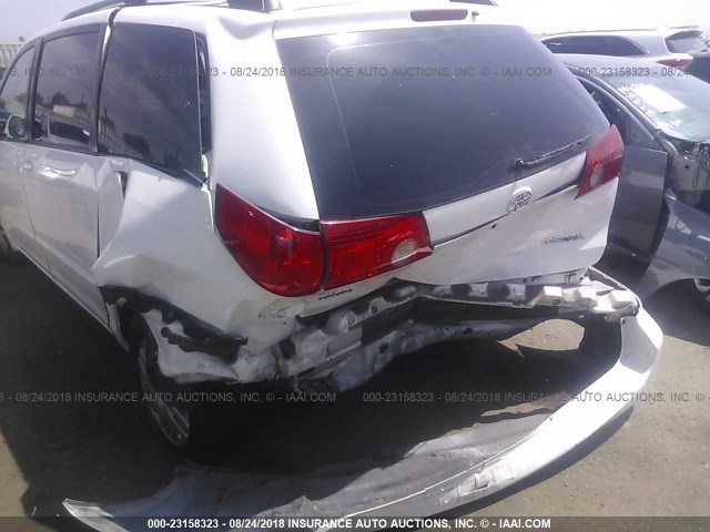 5TDZK23C07S043733 - 2007 TOYOTA SIENNA CE/LE WHITE photo 6