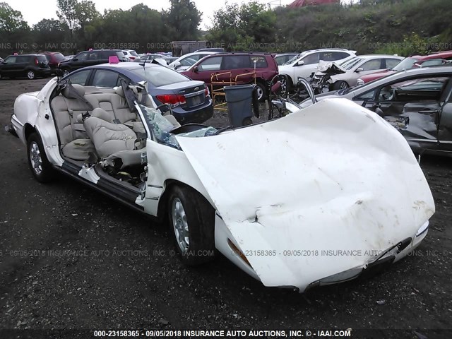 1G4CU541X14204974 - 2001 BUICK PARK AVENUE ULTRA WHITE photo 1