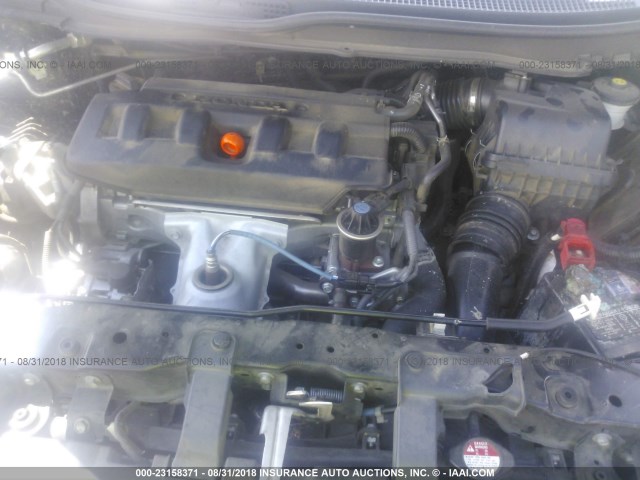 19XFB2F94CE043371 - 2012 HONDA CIVIC EXL ლურჯი ფოტო 10