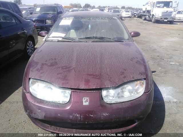1G8ZR14792Z232633 - 2002 SATURN SC2 MAROON photo 6