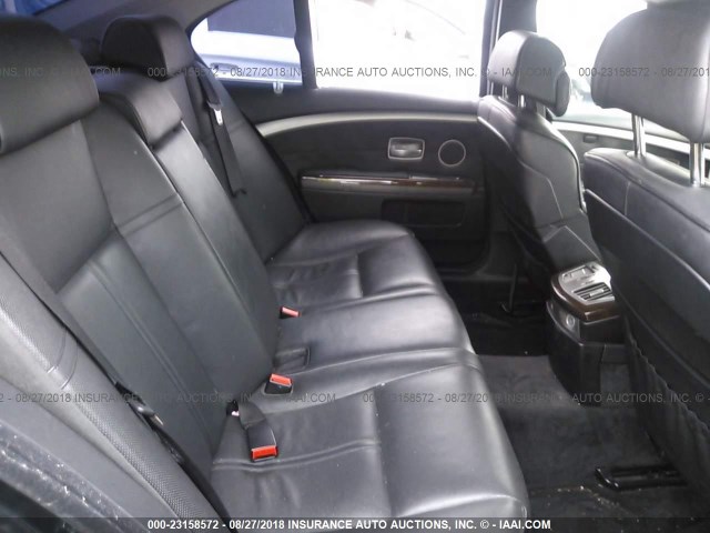 WBAHL83506DT06940 - 2006 BMW 750 I BLACK photo 8