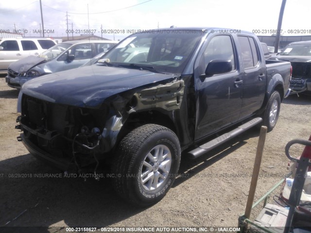 1N6AD0ER6FN736563 - 2015 NISSAN FRONTIER S/SV/SL/PRO-4X BLUE photo 2