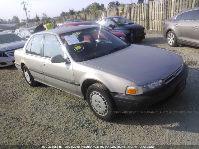 JHMCB7655MC050186 - 1991 HONDA ACCORD LX/EX GRAY photo 1