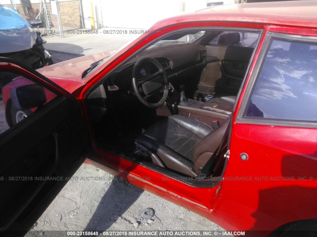 WP0AA0947GN450975 - 1986 PORSCHE 944 RED photo 5