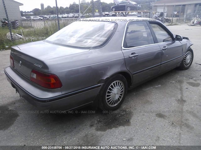 JH4KA7651NC030601 - 1992 ACURA LEGEND L GRAY photo 4