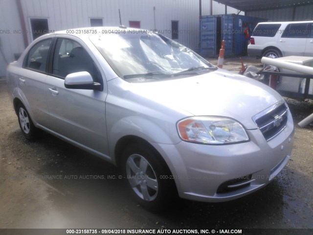 KL1TD5DE6BB196853 - 2011 CHEVROLET AVEO LS/LT Gümüş foto 1