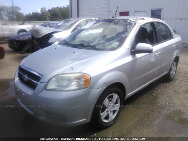 KL1TD5DE6BB196853 - 2011 CHEVROLET AVEO LS/LT Gümüş foto 2