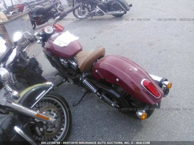 56KMSA003F3102704 - 2015 INDIAN MOTORCYCLE CO. SCOUT ABS RED photo 3