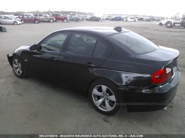 WBAVC73598KP38986 - 2008 BMW 328 XI SULEV BLACK photo 3