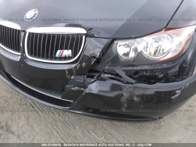 WBAVC73598KP38986 - 2008 BMW 328 XI SULEV BLACK photo 6