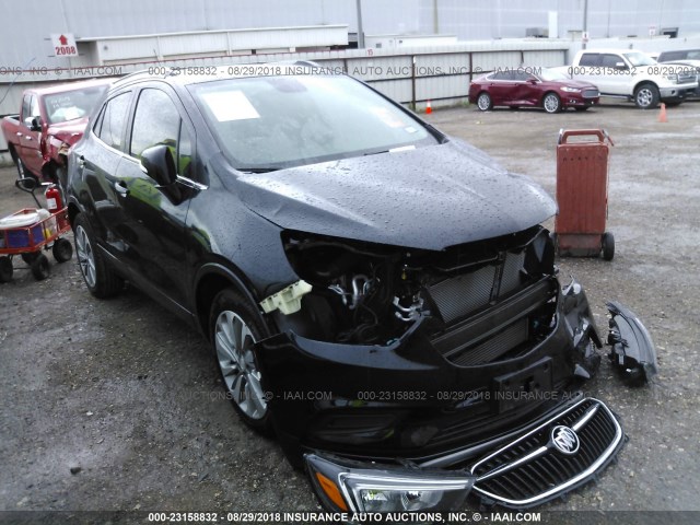 KL4CJASB8JB543238 - 2018 BUICK ENCORE PREFERRED BLACK photo 1