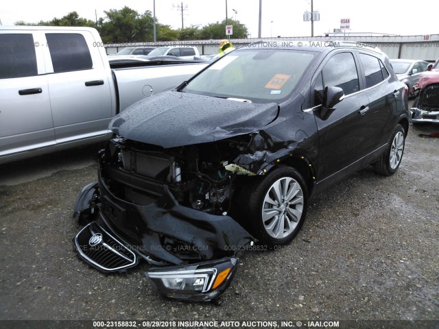 KL4CJASB8JB543238 - 2018 BUICK ENCORE PREFERRED Қара фото 2