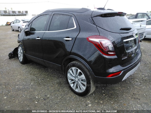 KL4CJASB8JB543238 - 2018 BUICK ENCORE PREFERRED Қара фото 3