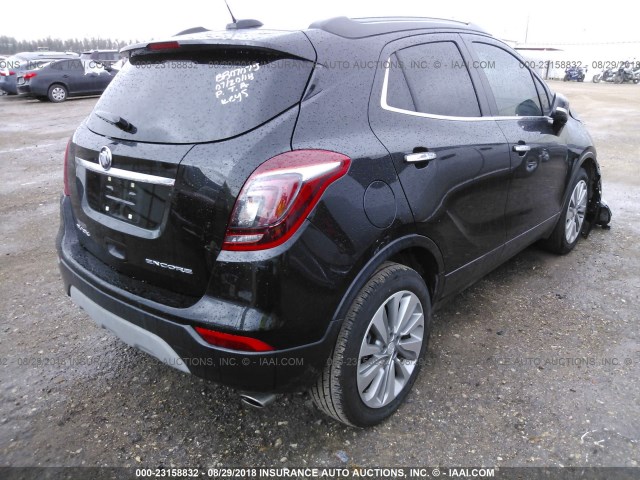 KL4CJASB8JB543238 - 2018 BUICK ENCORE PREFERRED BLACK photo 4