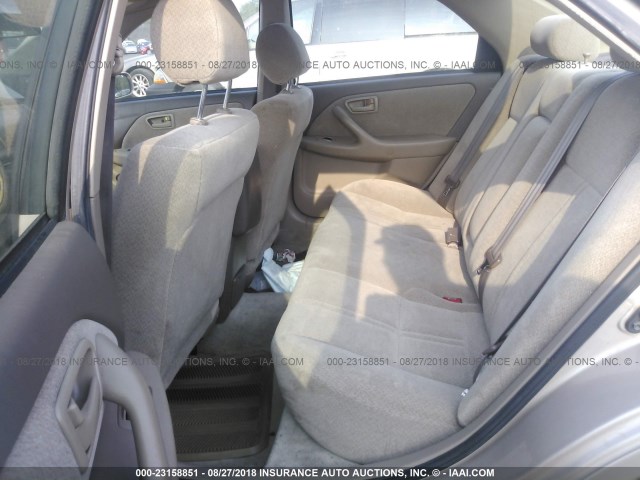 4T1BF22KX1U115356 - 2001 TOYOTA CAMRY LE/XLE TAN photo 8