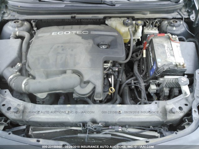 1G1ZC5EB5AF173641 - 2010 CHEVROLET MALIBU 1LT 黑色 照片 10