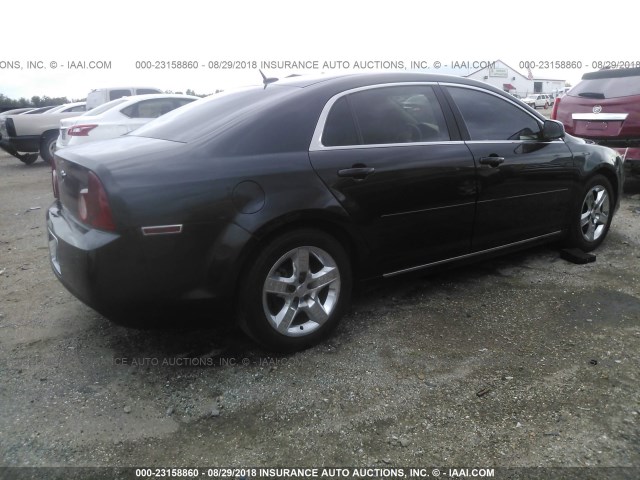 1G1ZC5EB5AF173641 - 2010 CHEVROLET MALIBU 1LT 黑色 照片 4