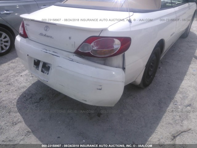 2T1FF28P52C591151 - 2002 TOYOTA CAMRY SOLARA SE/SLE Ağ foto 6