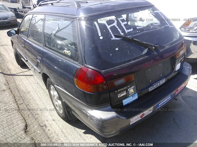 4S3BG6852X7636248 - 1999 SUBARU LEGACY OUTBACK/SSV/LIMITED/30TH BLUE photo 3