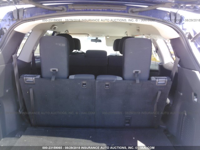 5N1DR2MNXHC653627 - 2017 NISSAN PATHFINDER S/SV/SL/PLATINUM BLUE photo 8