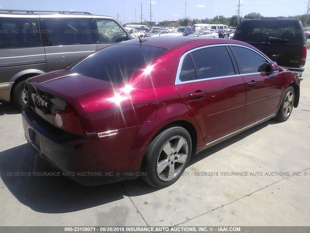 1G1ZD5E17BF276470 - 2011 CHEVROLET MALIBU 2LT RED photo 4