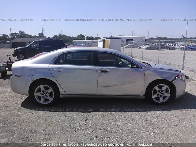 1G1ZC5EB2AF222777 - 2010 CHEVROLET MALIBU 1LT ვერცხლისფერი ფოტო 6