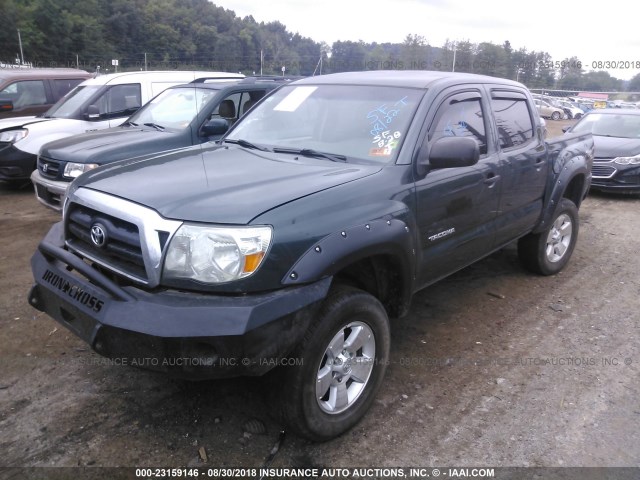 3TMLU4ENXAM042820 - 2010 TOYOTA TACOMA DOUBLE CAB 绿色 照片 2