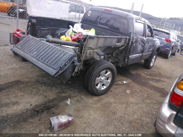 3TMLU4ENXAM042820 - 2010 TOYOTA TACOMA DOUBLE CAB 绿色 照片 4