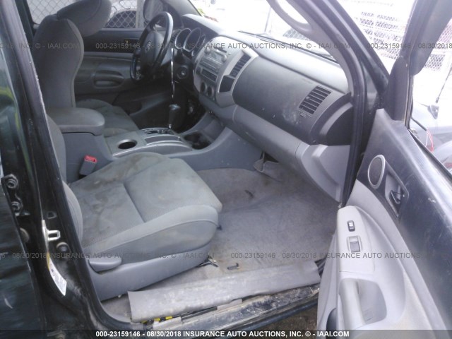 3TMLU4ENXAM042820 - 2010 TOYOTA TACOMA DOUBLE CAB 绿色 照片 5