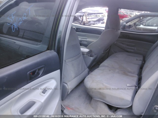 3TMLU4ENXAM042820 - 2010 TOYOTA TACOMA DOUBLE CAB 绿色 照片 8