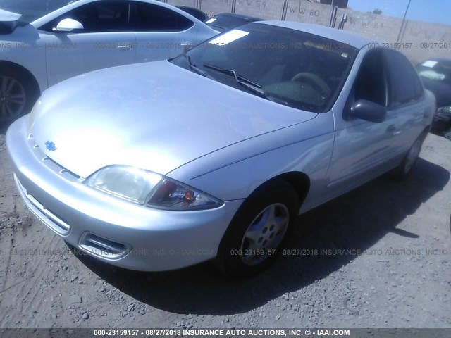 1G1JC524527163304 - 2002 CHEVROLET CAVALIER CNG GRAY photo 2