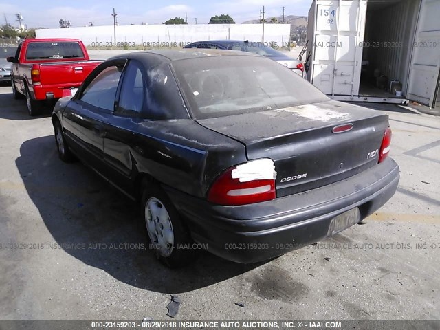 1B3ES42C0WD539106 - 1998 DODGE NEON HIGHLINE/SPORT/LE BLACK photo 3