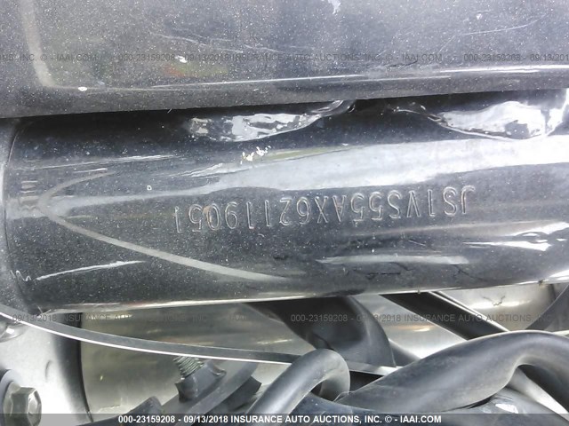 JS1VS55AX62119051 - 2006 SUZUKI C50 WHITE photo 10