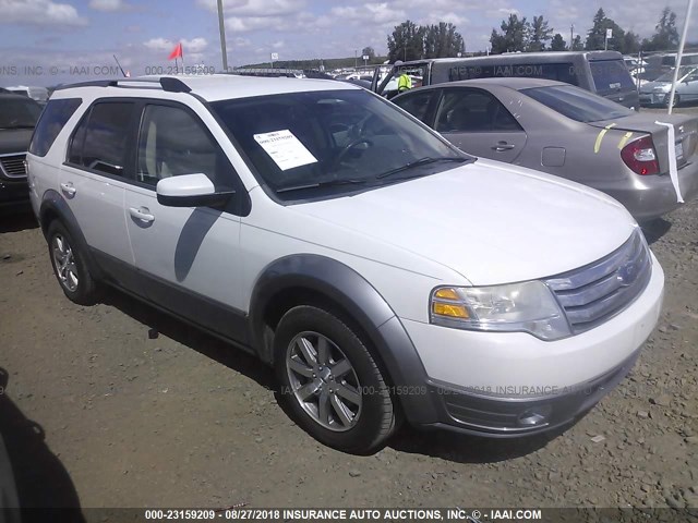 1FMDK05W29GA01028 - 2009 FORD TAURUS X SEL WHITE photo 1