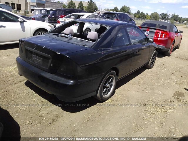 1HGEM21134L084169 - 2004 HONDA CIVIC DX VP BLACK photo 4