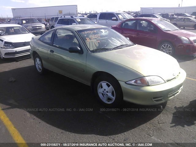 1G1JS124227252792 - 2002 CHEVROLET CAVALIER LS GREEN photo 1