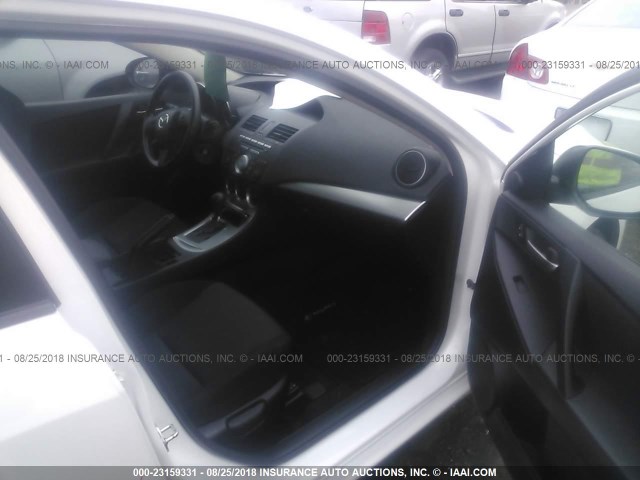 JM1BL1SG1A1192119 - 2010 MAZDA 3 I WHITE photo 5