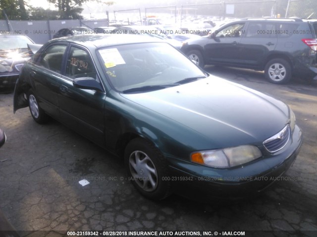 1YVGF22C4W5746537 - 1998 MAZDA 626 DX/LX GREEN photo 1