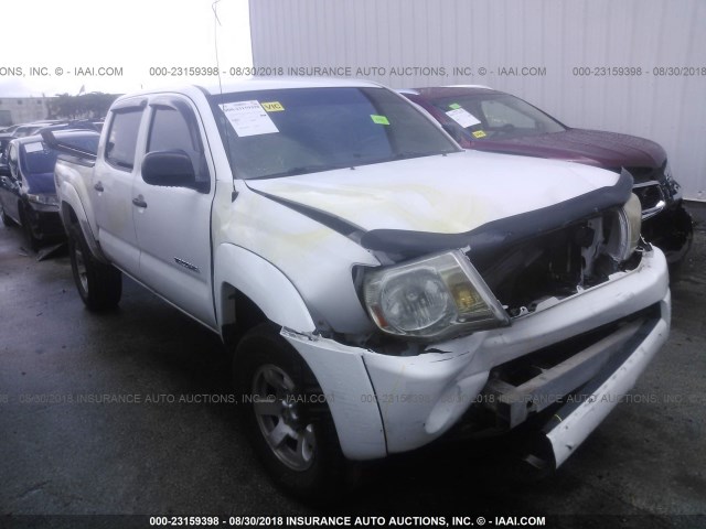 3TMJU62N18M056610 - 2008 TOYOTA TACOMA DOUBLE CAB PRERUNNER WHITE photo 1