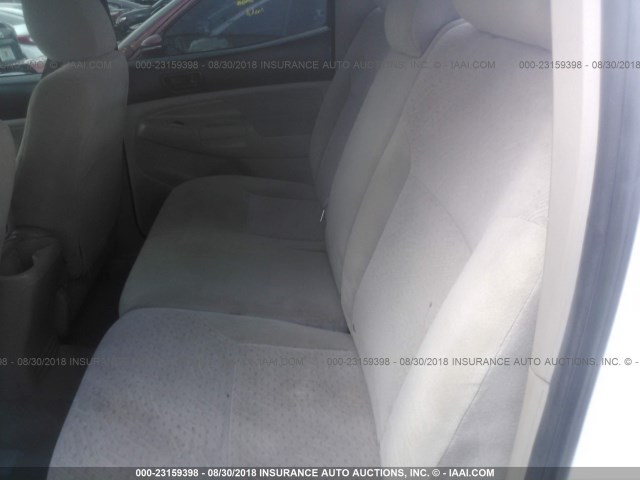 3TMJU62N18M056610 - 2008 TOYOTA TACOMA DOUBLE CAB PRERUNNER WHITE photo 8